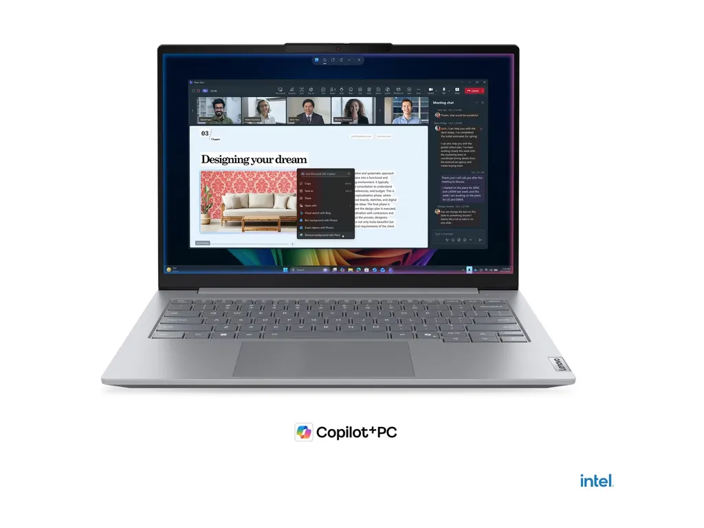 Lenovo ThinkBook 14 G9 | 14" Copilot+ Laptop | Ult - Ansicht 2