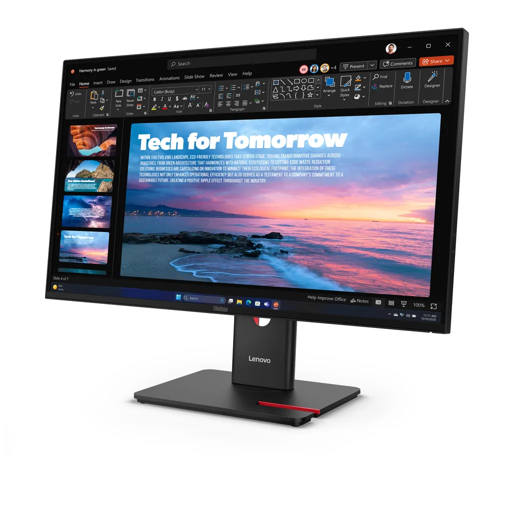 Lenovo ThinkVision T27QD-40 | 27" QHD Monitor | 12 - Ansicht 2