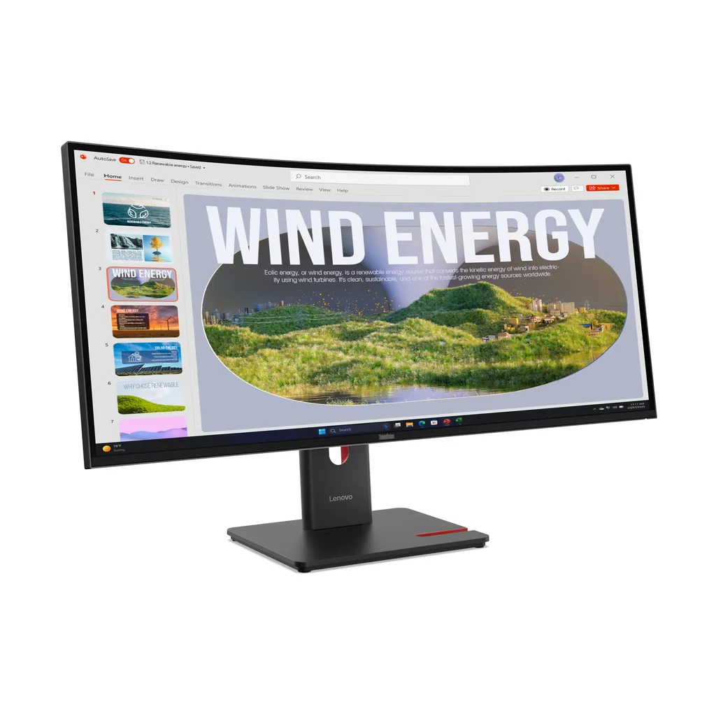 Lenovo ThinkVision T34WD-40 | 34" Monitor | UWQHD - Ansicht 4