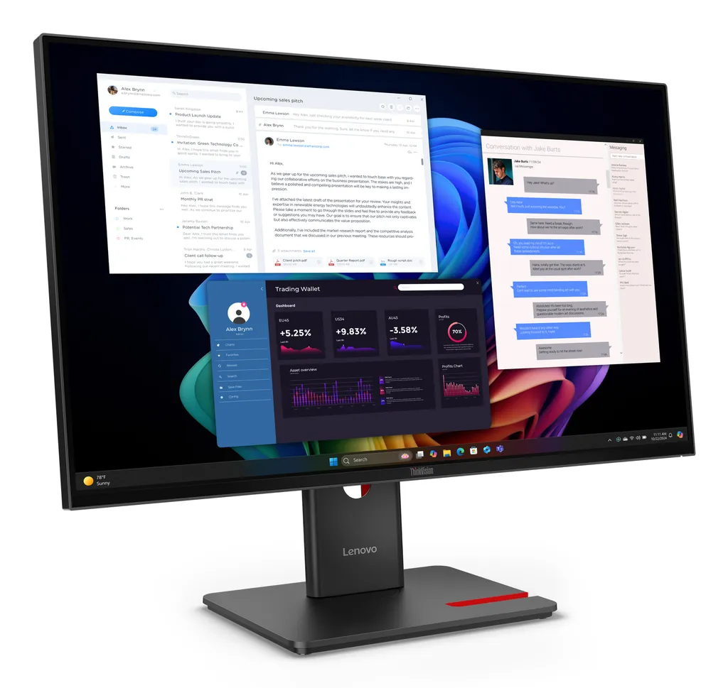 Lenovo ThinkVision T27UD-40 | 27" 4K Monitor | IPS - Ansicht 4