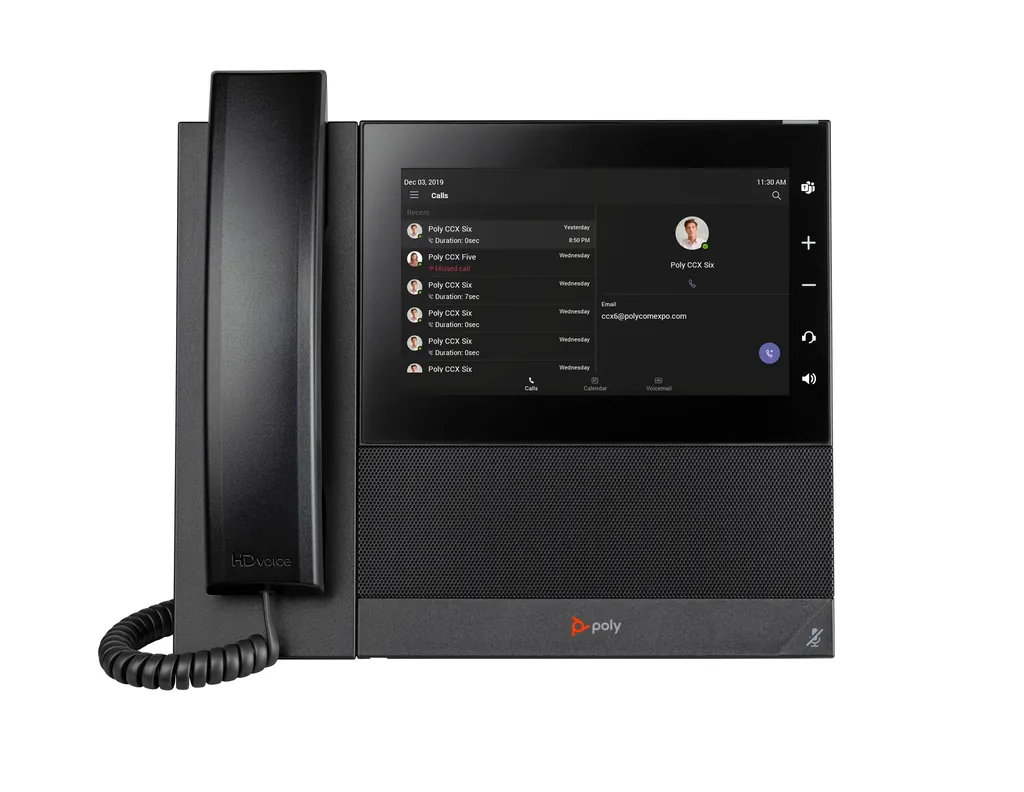 HP Poly CCX 600 | Teams VoIP-Telefon | Android 12 - Ansicht 2
