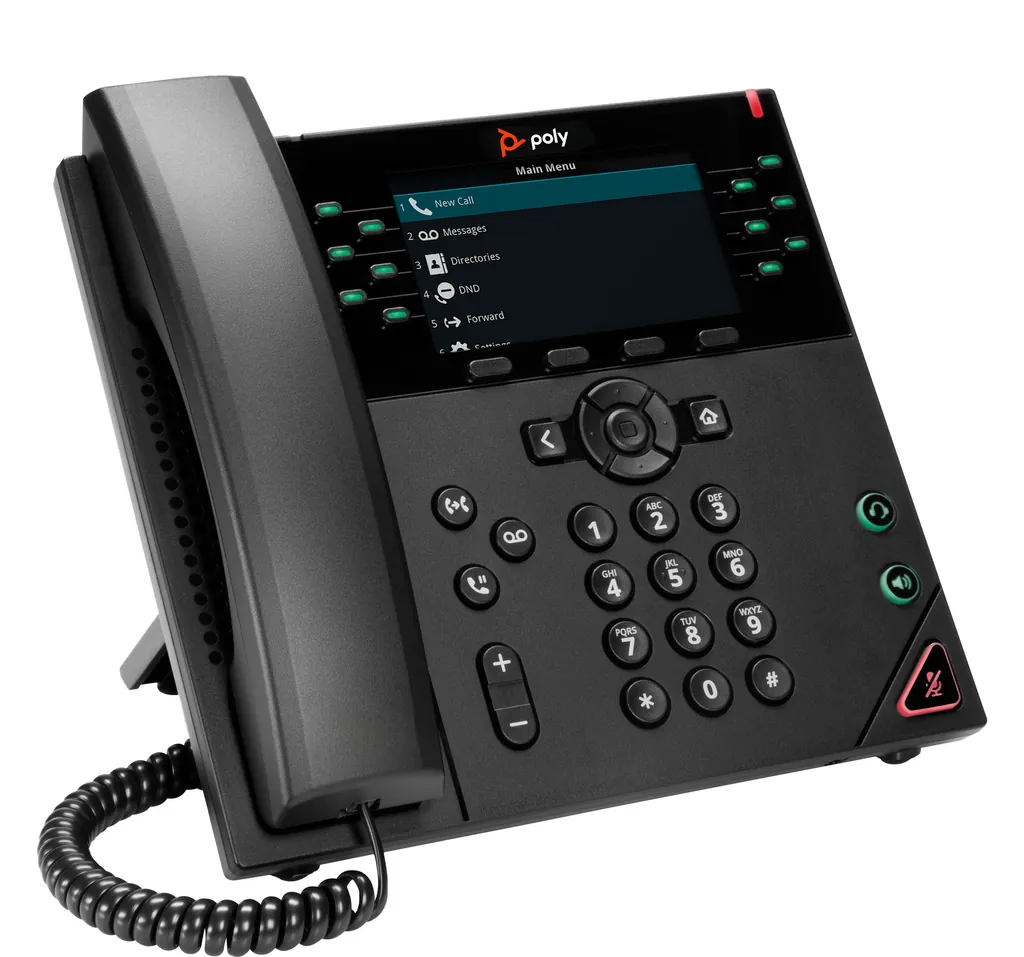 HP VVX 450 | 12-Tasten VoIP-Telefon | Zoom & SIP - Ansicht 2