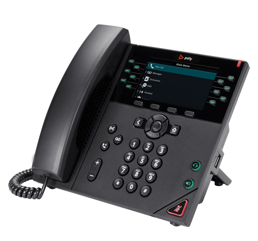 HP VVX 450 | 12-Tasten VoIP-Telefon | Zoom & SIP - Ansicht 3