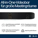 HP Poly Studio X72 | AIO Videoleiste | SIP/H.323 - Ansicht 3