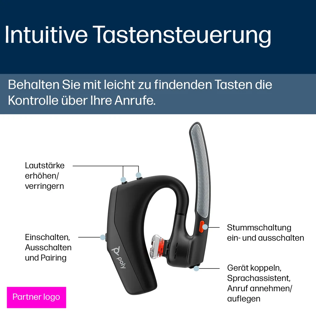 HP Poly Voyager Legend 30 | Bluetooth Headset | 30 - Ansicht 3