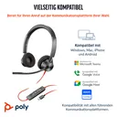 HP Poly Blackwire 3320 | USB-C Headset | Stereo - Ansicht 5