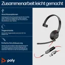 HP Poly Blackwire C5210 | Mono-Headset | USB-C