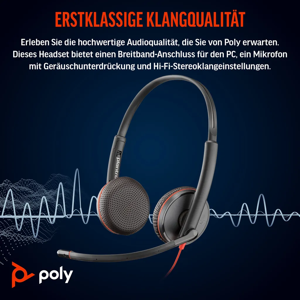 HP Blackwire 3225 | Stereo Headset | USB-C - Ansicht 6