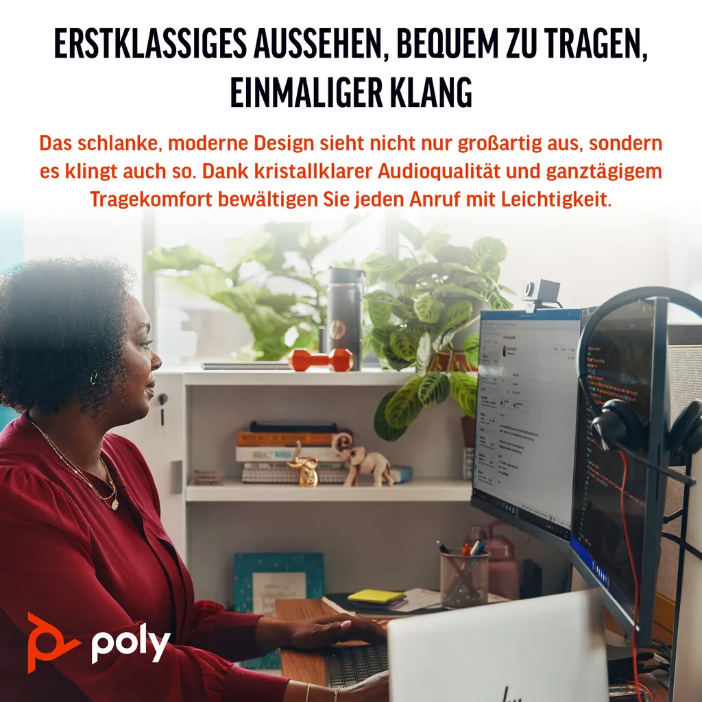 HP Poly Blackwire 3315 | Mono Headset | USB-C - Ansicht 4