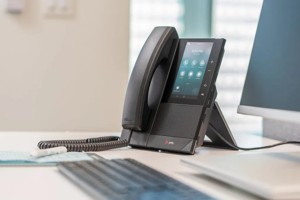 HP Poly CCX 505 | Teams VoIP-Telefon | Android 12 - Ansicht 3