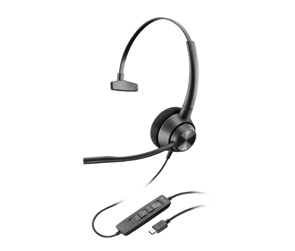 HP Poly EncorePro 310 | Mono Headset | USB-C - Ansicht 3
