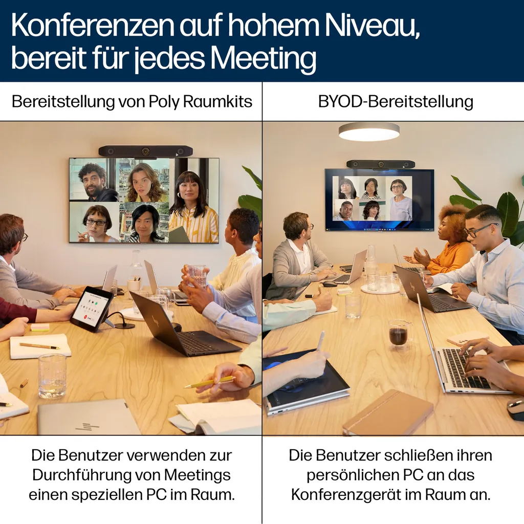 HP Poly Studio V52 | USB Video Bar | 4K 20MP - Ansicht 3