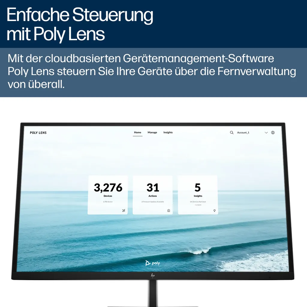 HP Poly Studio V52 | USB Video Bar | 4K 20MP - Ansicht 5