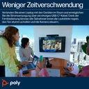 HP Poly Studio R30 | USB Videobar | 4K
