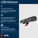 HP Poly Studio R30 | USB Videobar | 4K - Ansicht 3