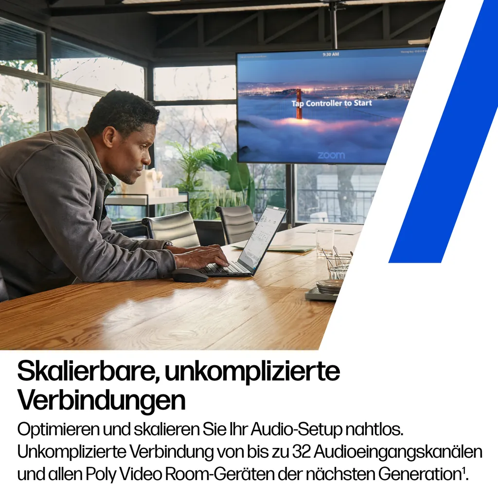 HP Poly Studio A2 | Audio Bridge | PoE++ & Mic-Kab - Ansicht 7