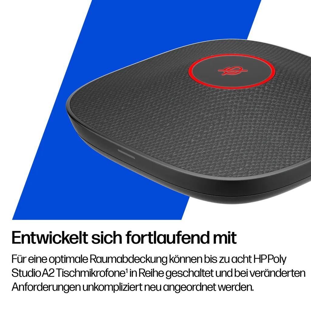 HP Poly Studio A2 | Konferenzmikrofon | Daisy-Chai - Ansicht 7