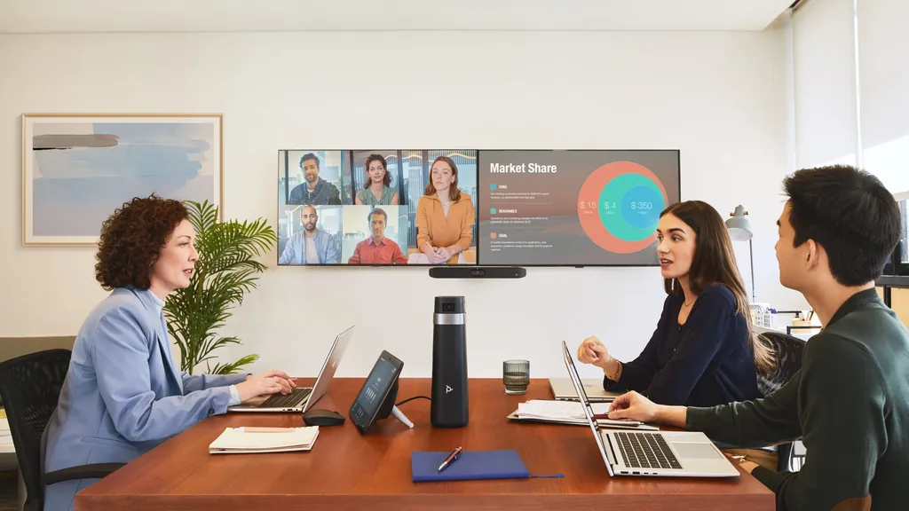 HP Poly Studio X32 | All-in-One Videoleiste | 4K - Ansicht 4