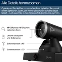HP Poly Studio E60 | PTZ Konferenzkamera | 4K 60fp - Ansicht 6