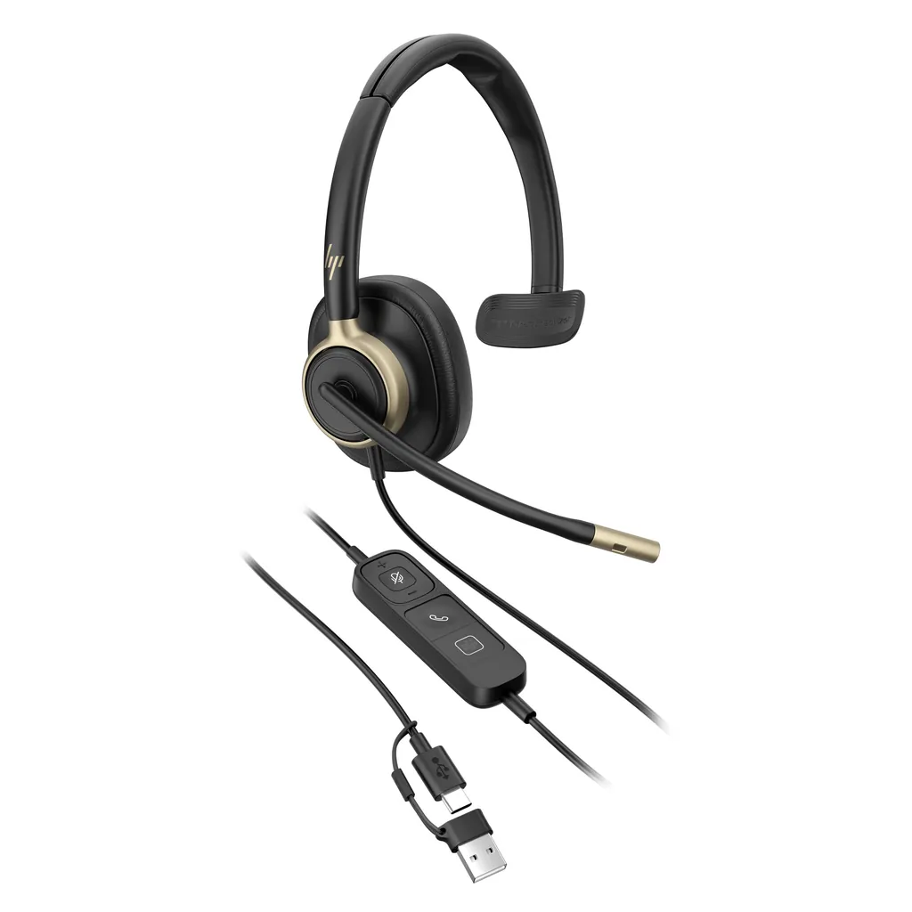 HP Poly Mission 815 | Mono Headset | USB-A/C - Ansicht 3