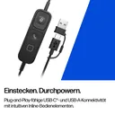 HP Poly Mission 815 | Mono Headset | USB-A/C - Ansicht 5