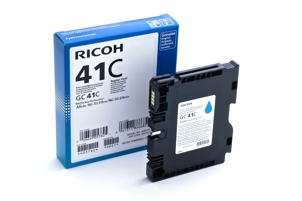 RICOH Tintenpatrone Cyan | 405762 | 2200 Seiten - Ansicht 2