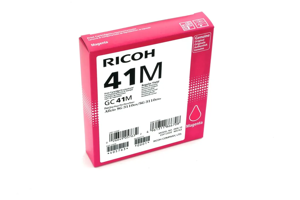 RICOH Tintenpatrone Magenta | 405763 | 2200 Seiten - Ansicht 2