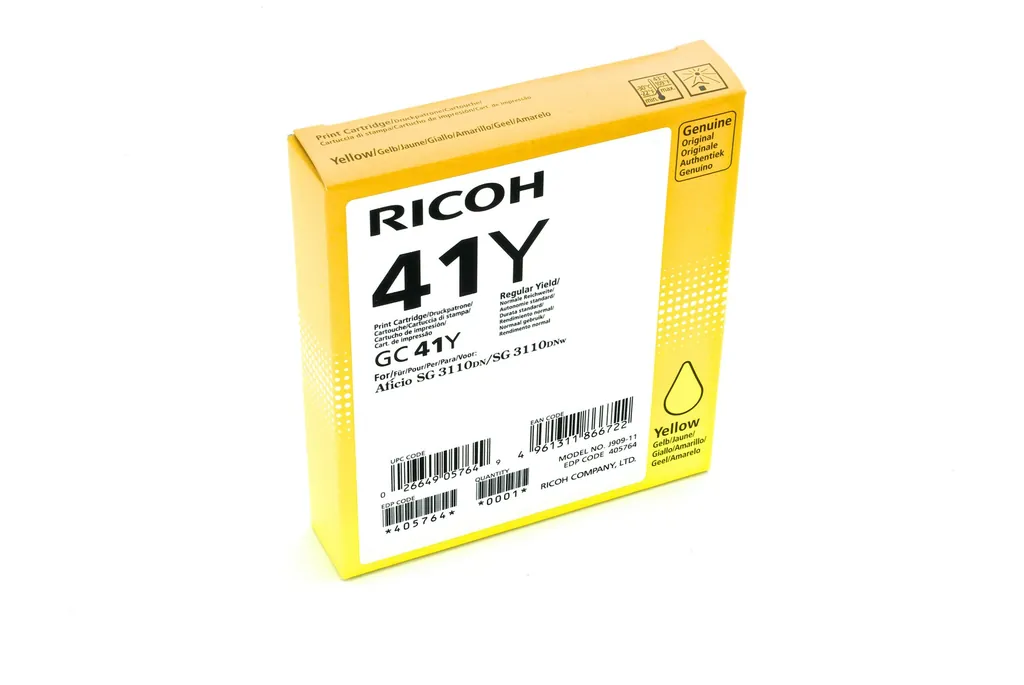 RICOH Tintenpatrone Gelb 405764 | 2200 Seiten - Ansicht 2
