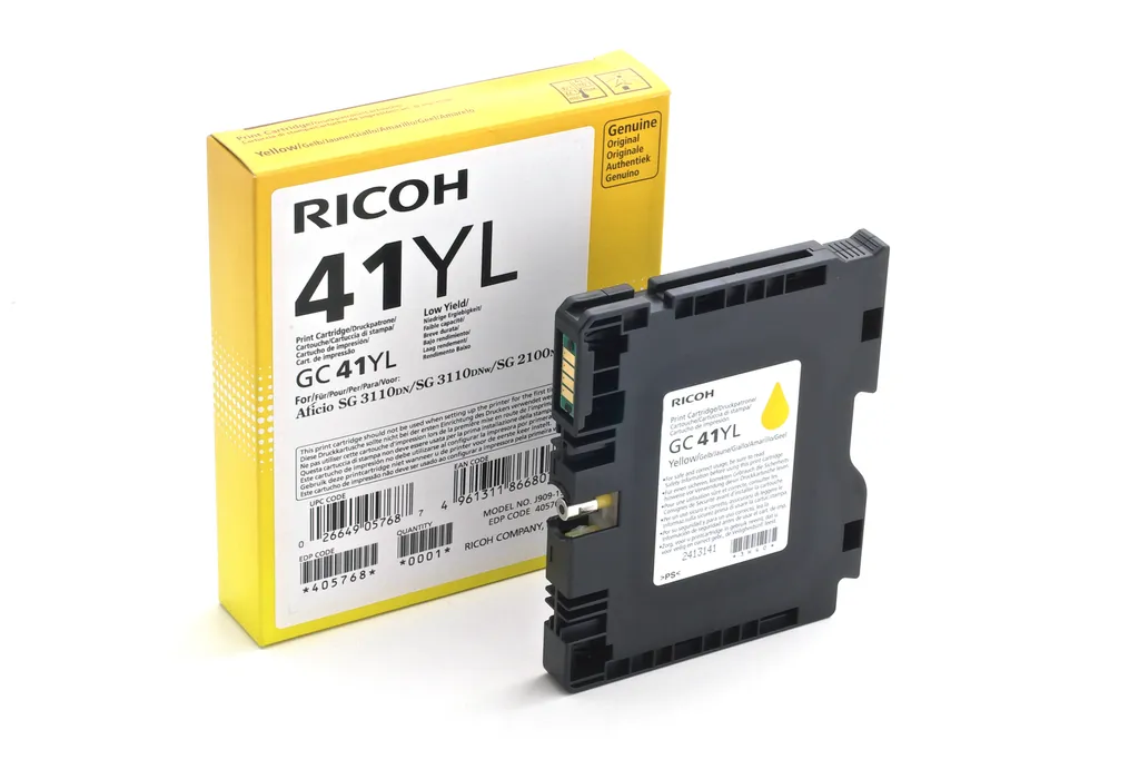 RICOH GC 41YL | Gelb Tintenpatrone | 600 Seiten - Ansicht 2