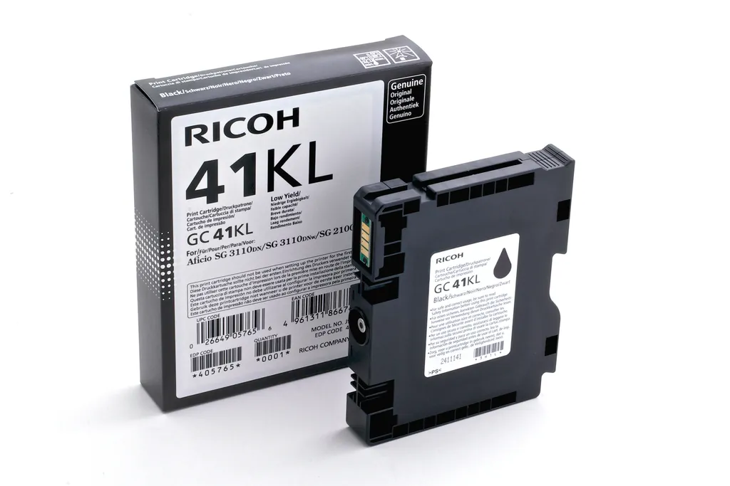 RICOH GC 41KL | Tintenpatrone Schwarz | Low Yield - Ansicht 2