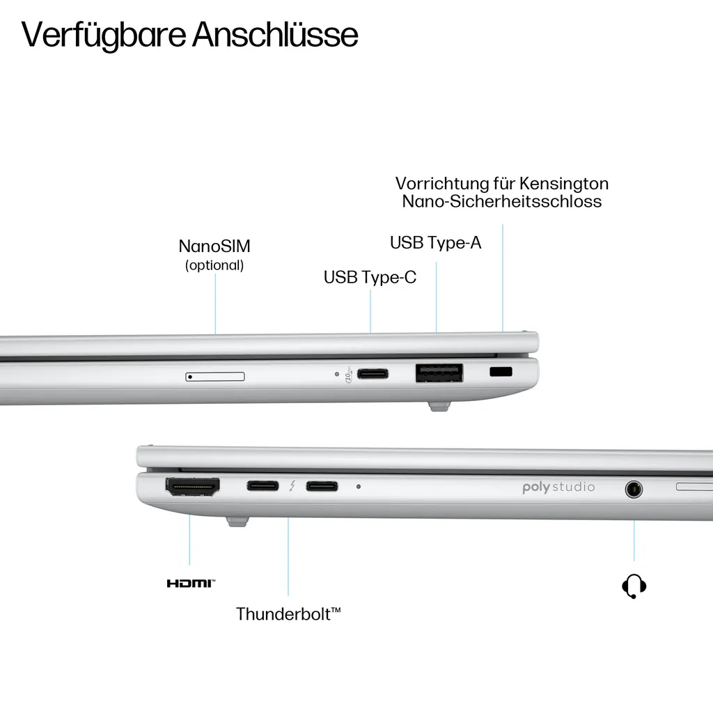 HP EliteBook 8 G1i | 14" AI PC | Ultra 5 225U - Ansicht 3