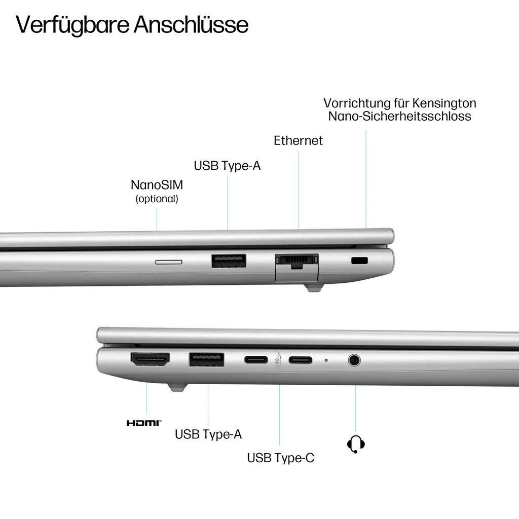HP EliteBook 6 G1a 35,6cm (14") AMD Ryzen AI 5 340 - Ansicht 3