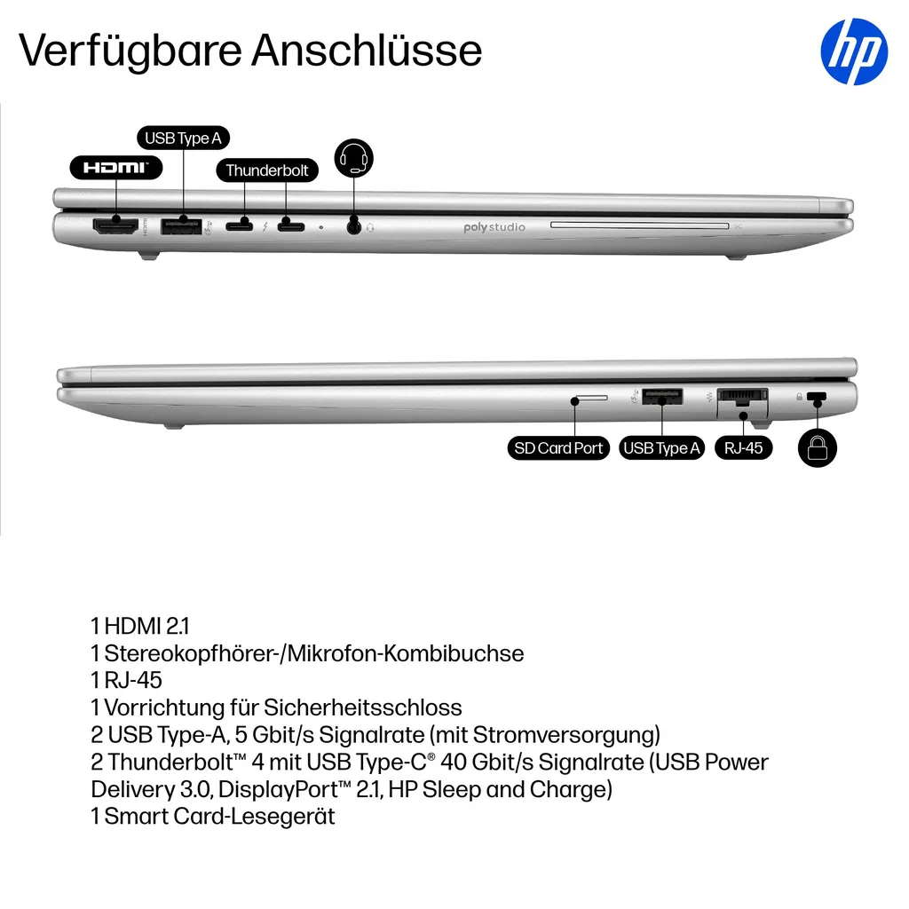 HP EliteBook 6 G1i 40,6cm (16") Ultra 7 255U 32GB  - Ansicht 5