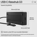 HP USB-C Travel Hub G3 | Docking Station | 86S97UT - Ansicht 5