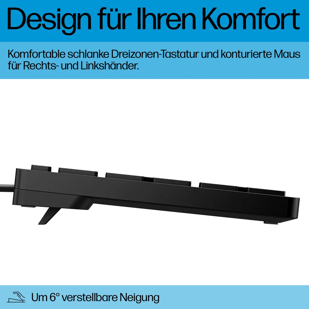 HP Wired 320MK | Tastatur-Maus-Set | Spanisch - Ansicht 4