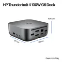 HP Thunderbolt 4 100W G6 Dock | TBT4 Docking Stati - Ansicht 7