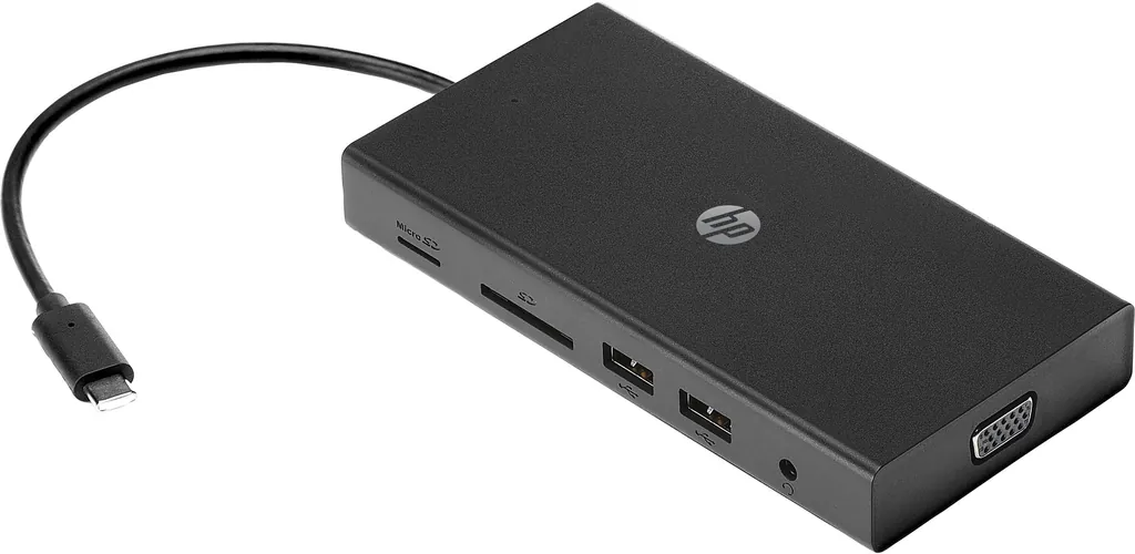 HP USB-C Multi Port Hub | 7-in-1 Reisehub | VGA+HD - Ansicht 2