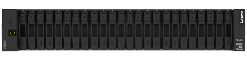 Lenovo DE4800F Storage Controller | 2U Rack 24x SAS SSD | 12 Gbit/s