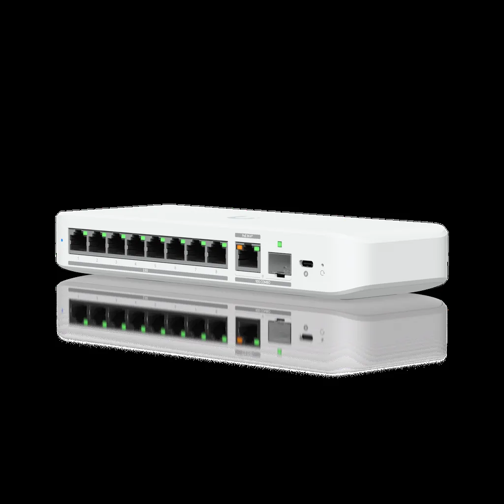 UBIQUITI UniFi Flex 2.5G | Managed Switch 8x 2.5GbE | PoE+