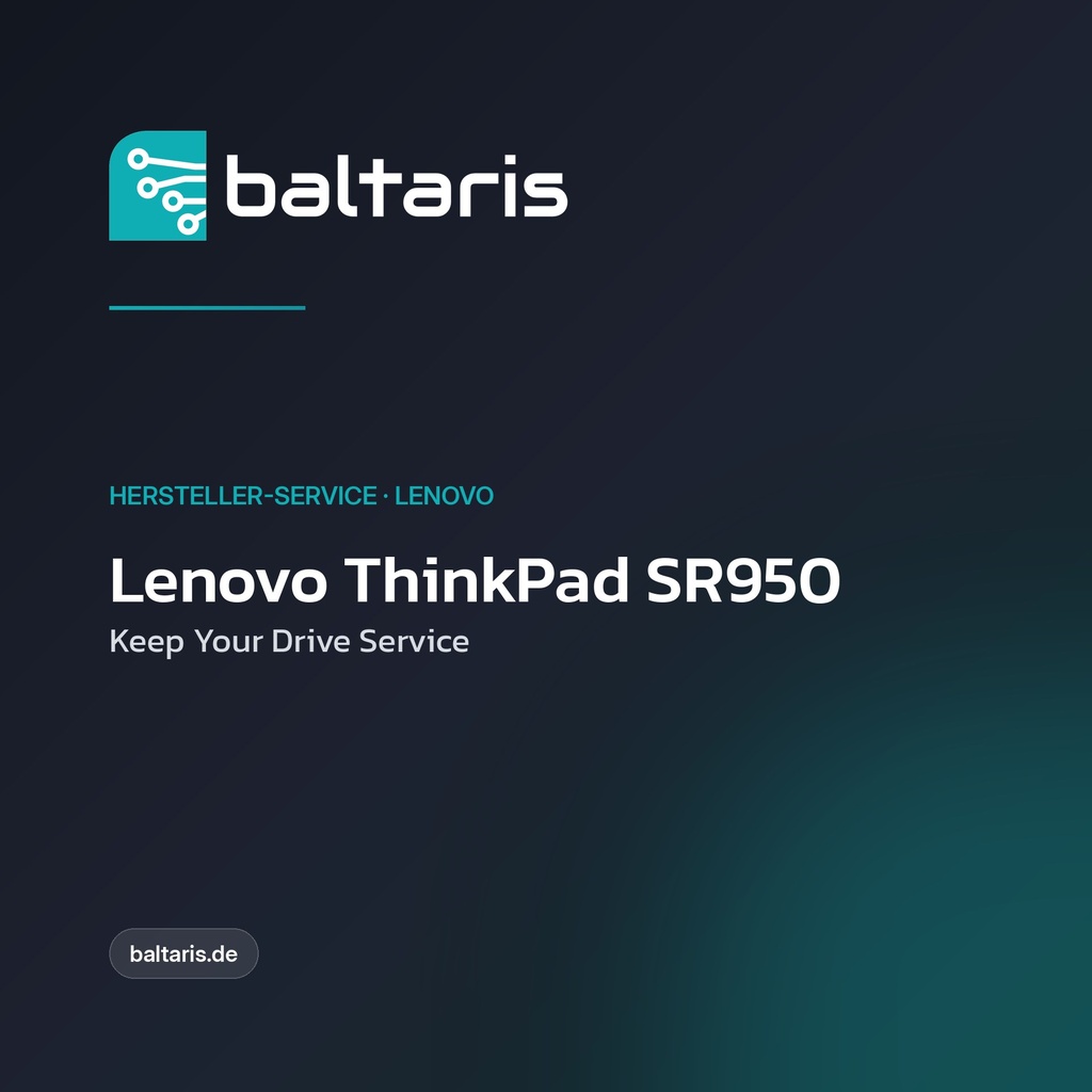 Lenovo ThinkPad SR950 | Keep Your Drive Service | 1 Jahr Add-On