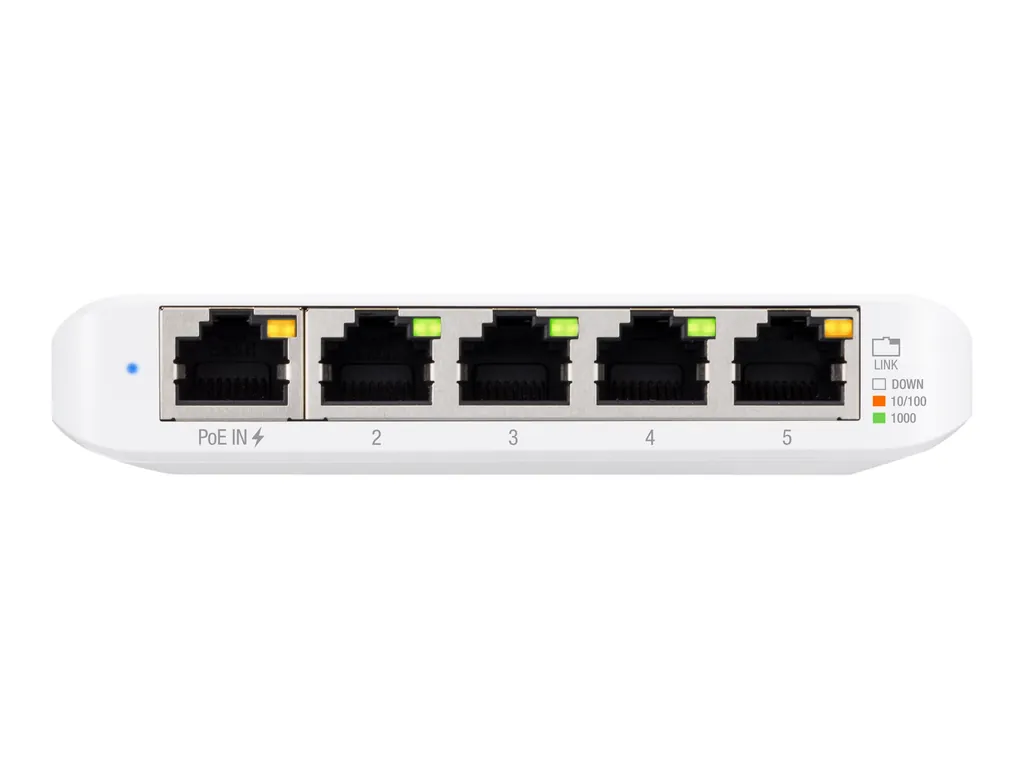 Ubiquiti UniFi Flex-Mini | 5-Port PoE+ Switch | Desktop managed