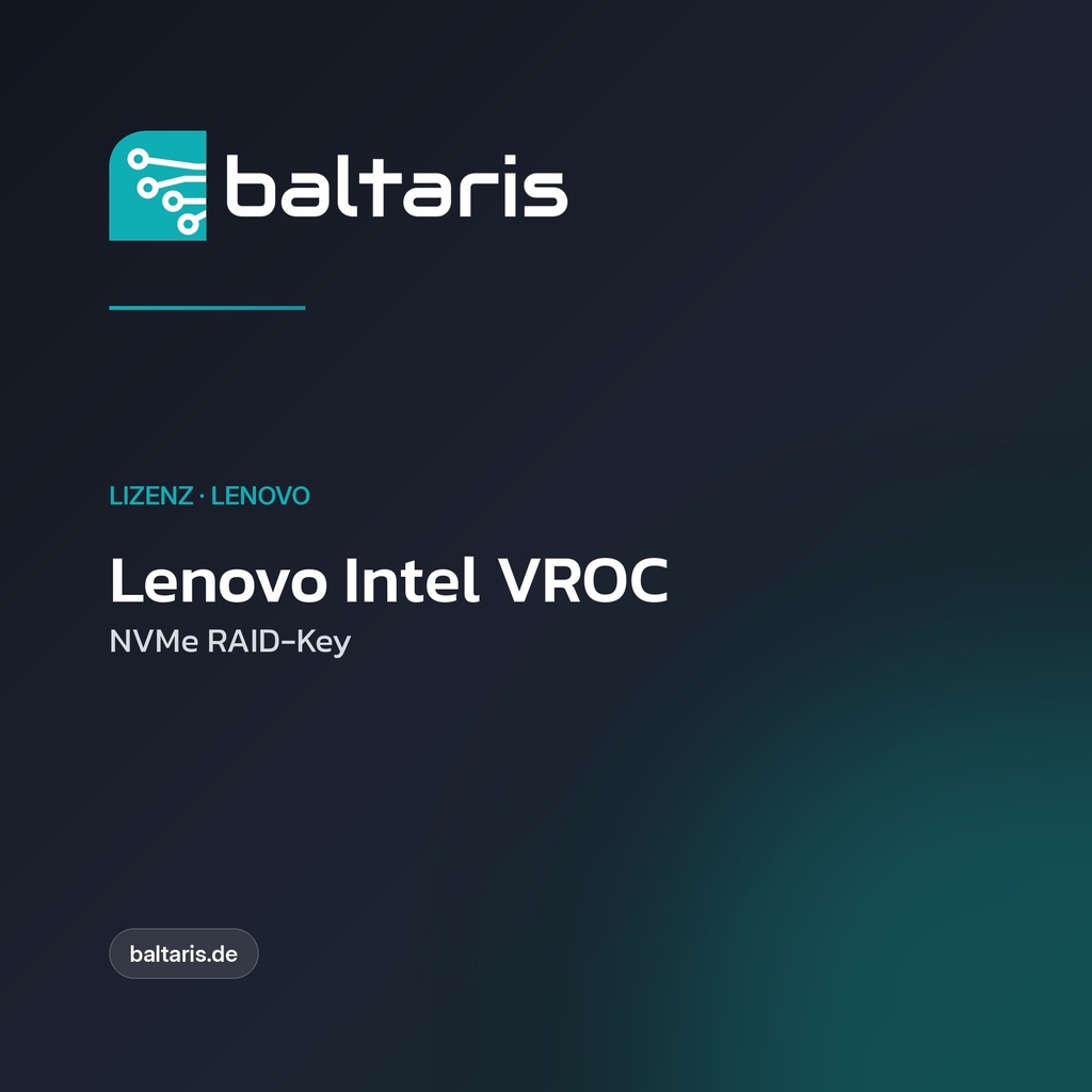Lenovo Intel VROC | NVMe RAID-Key | Standard