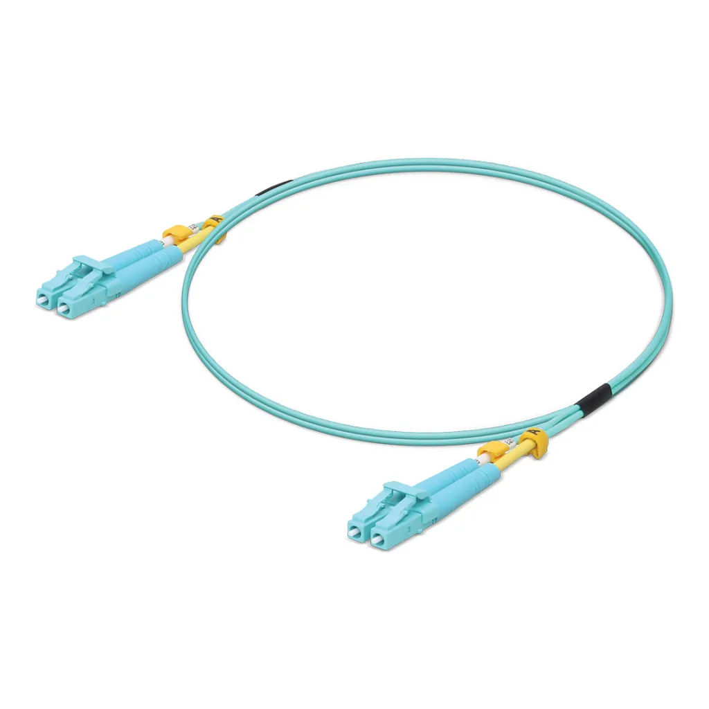 UBIQUITI UniFi OM3 Glasfaser-Patchkabel | 10 Gbps LC Duplex | 1m
