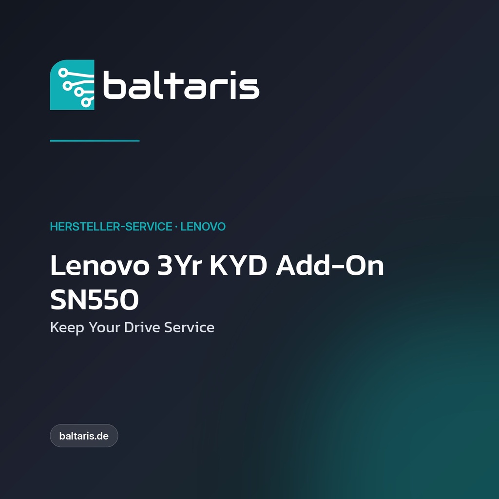 LENOVO 3Yr KYD Add-On SN550 | Keep Your Drive Service | 3 Jahre