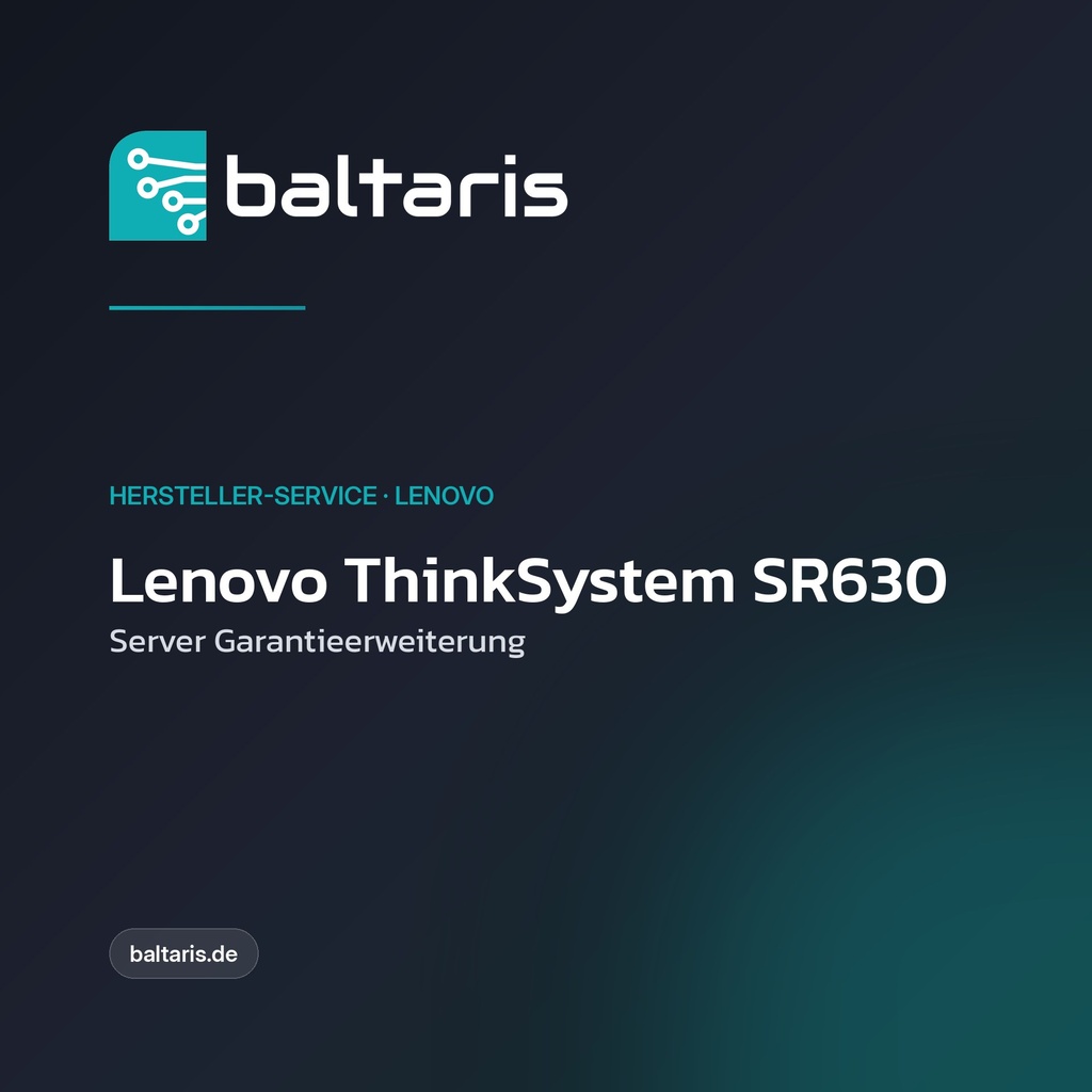 Lenovo ThinkSystem SR630 | Server Garantieerweiterung | Warranty