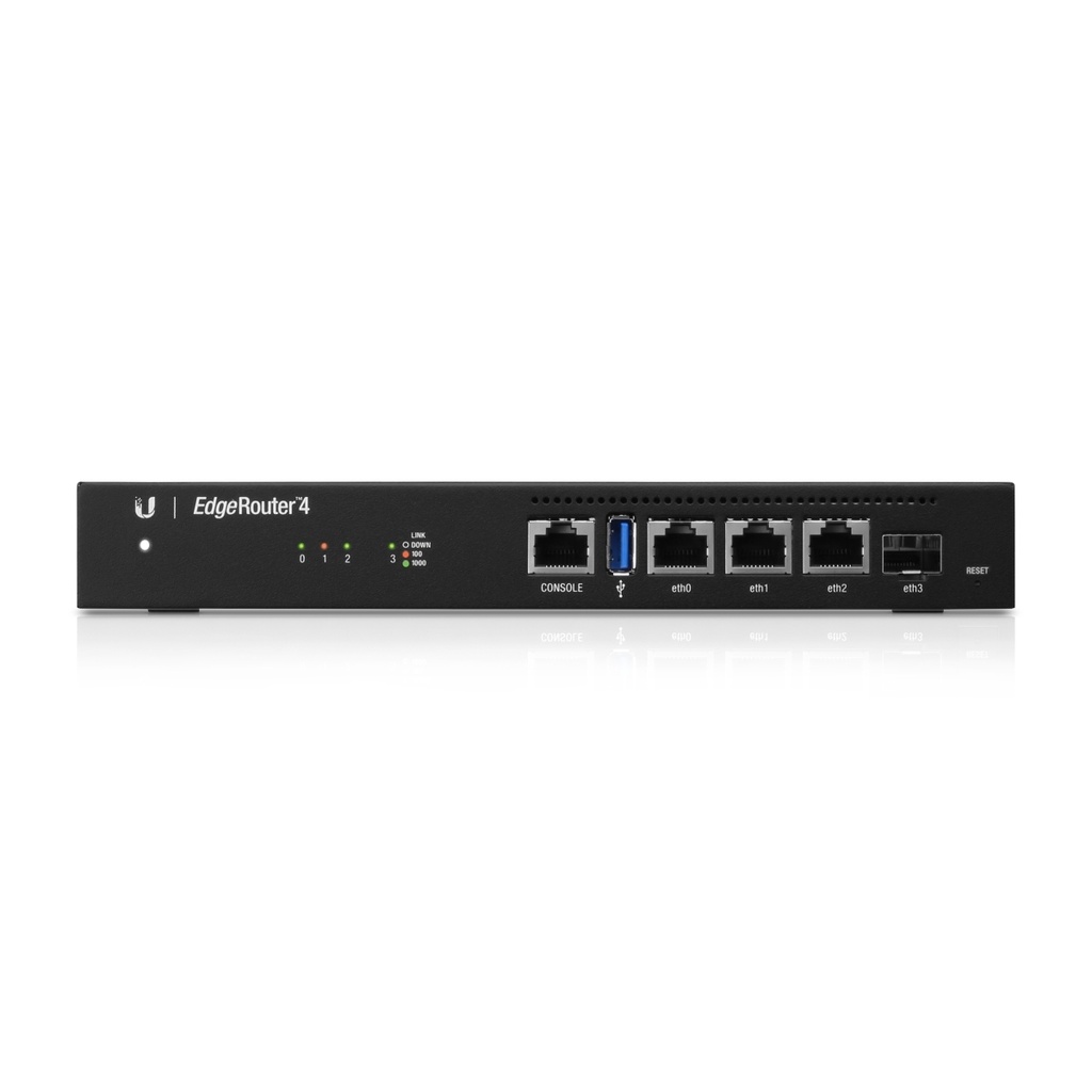 UBIQUITI EdgeRouter ER-4 | 4-Port Desktop Router | 4 Gbit/s
