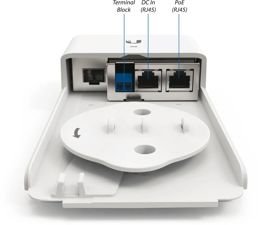 UBIQUITI UniFi F-POE-G2 | Gigabit Medienkonverter | PoE + SFP