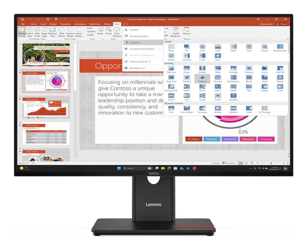 [PCS9459626] Lenovo ThinkVision T27-40 | 27" Monitor | Full HD IPS