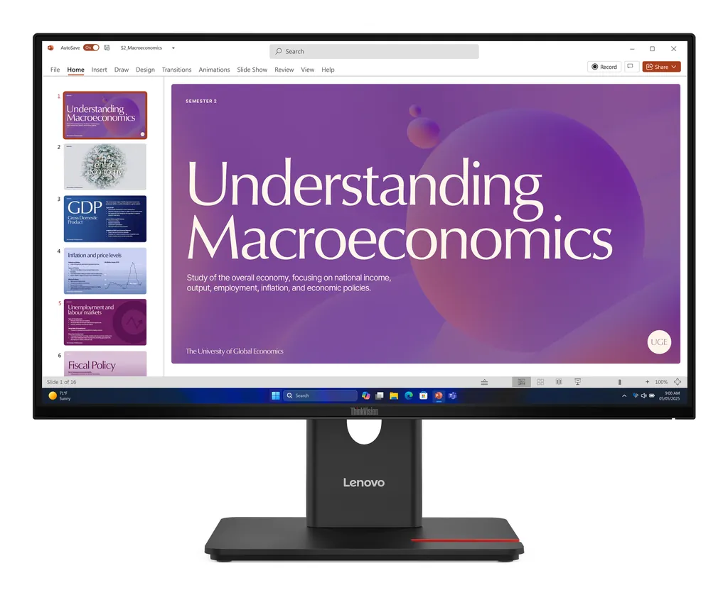LENOVO ThinkVision T24D-40 | 24" IPS Monitor | 120Hz