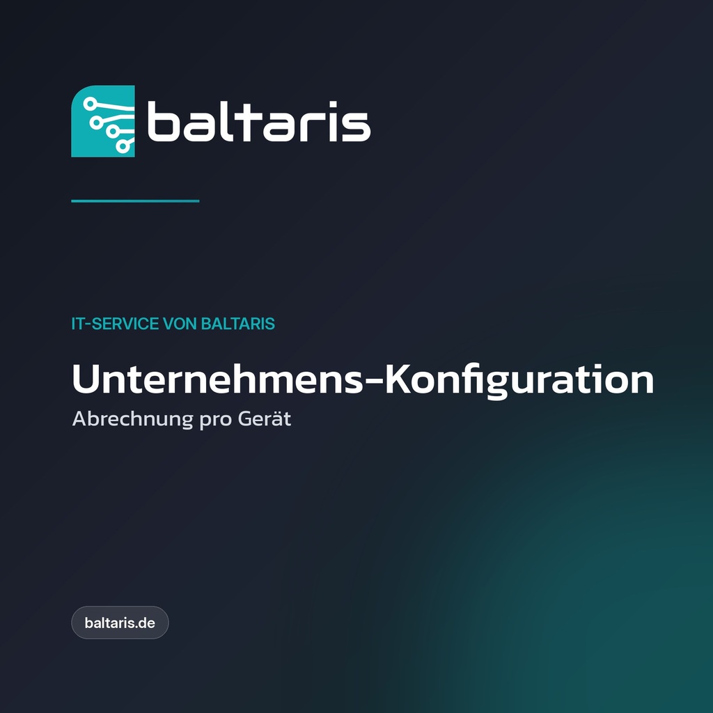Unternehmens-Konfiguration (pro Gerät)